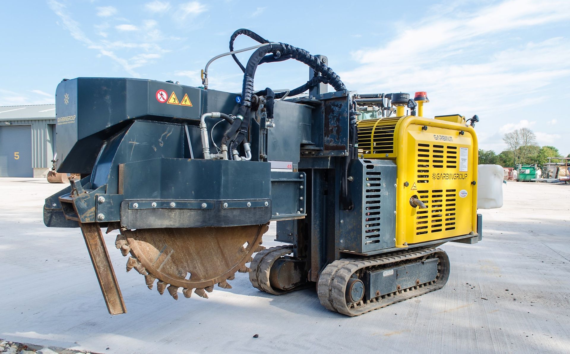GarbinGroup Fiber 450E diesel driven tracked micro trencher Year: 2020 S/N: 1726 Recorded Hours: