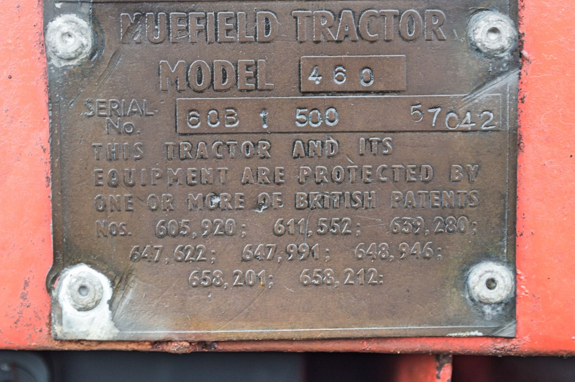 Nuffield 460 2 wheel drive diesel driven tractor  Reg Number: PTB 287C  S/N: 60B 1500 57042 - Image 16 of 16