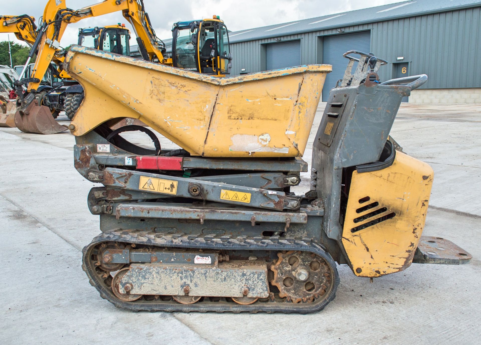 Messersi TCH - 07D diesel driven high tip pedestrian rubber tracked dumper  Year: 2014 1605-1846 - Image 7 of 12