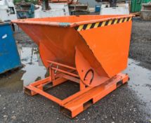 Eichinger 750 litre fork lift tipping skip  1908-0776