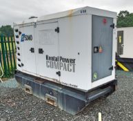 SDMO R110 110v diesel driven generator ** Control panel missing **