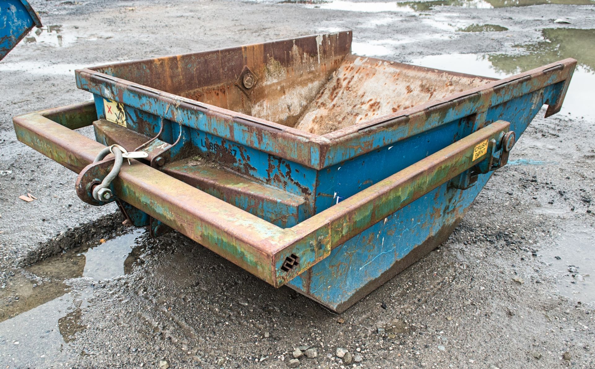 Conquip 1000 litre crane boat skip  LC88W267 - Image 2 of 2