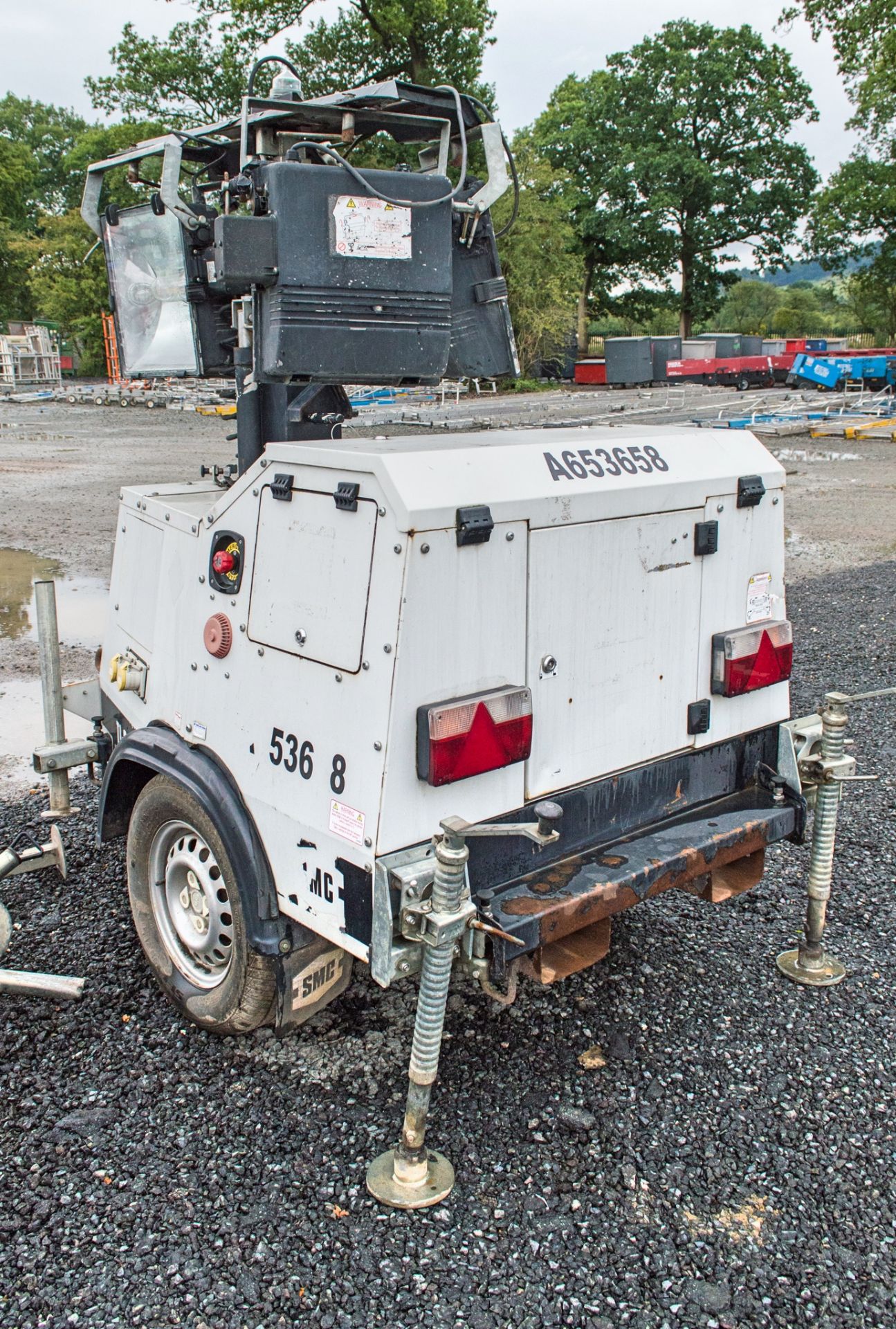 SMC TL-90 diesel driven fast tow tower light set Year: 2014 S/N: 1411003 Recorded Hours: 6418 - Image 2 of 6