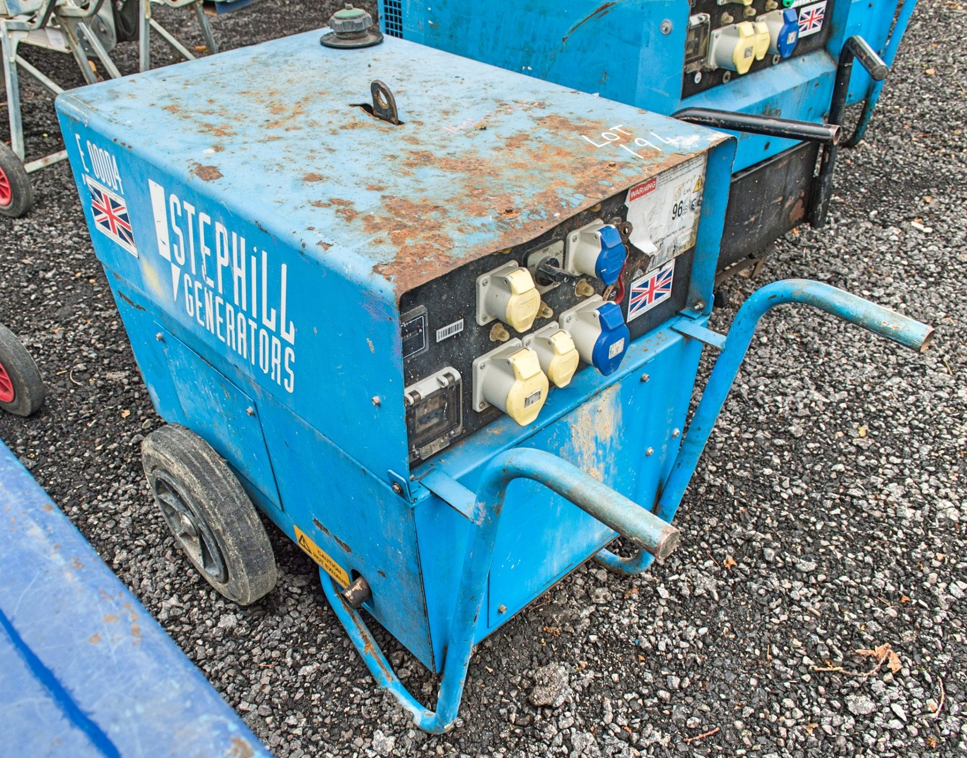Stephill 6 kva diesel driven generator Recorded Hours: 3168 14011000