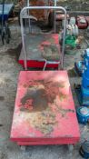 Hydraulic scissor lift jack