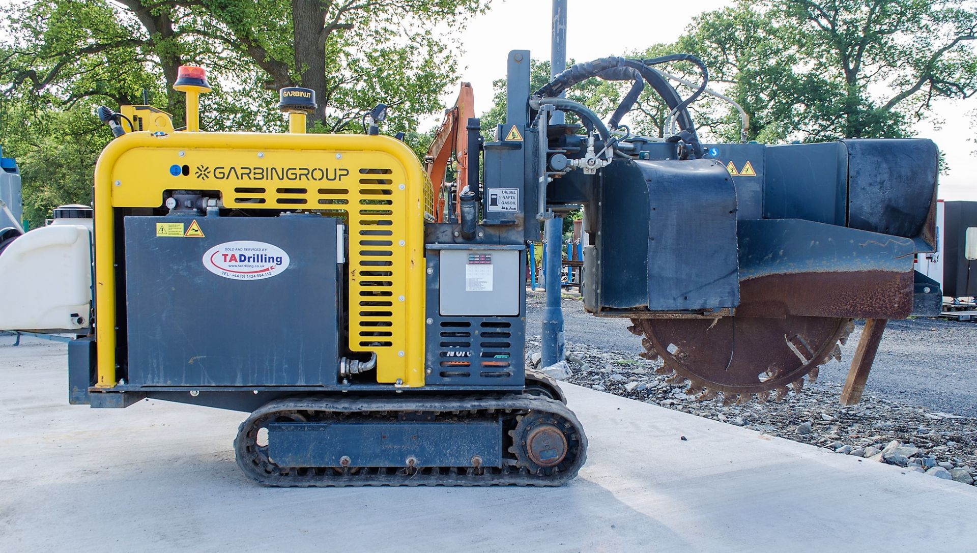 GarbinGroup Fiber 450E diesel driven tracked micro trencher Year: 2020 S/N: 1726 Recorded Hours: - Image 7 of 15