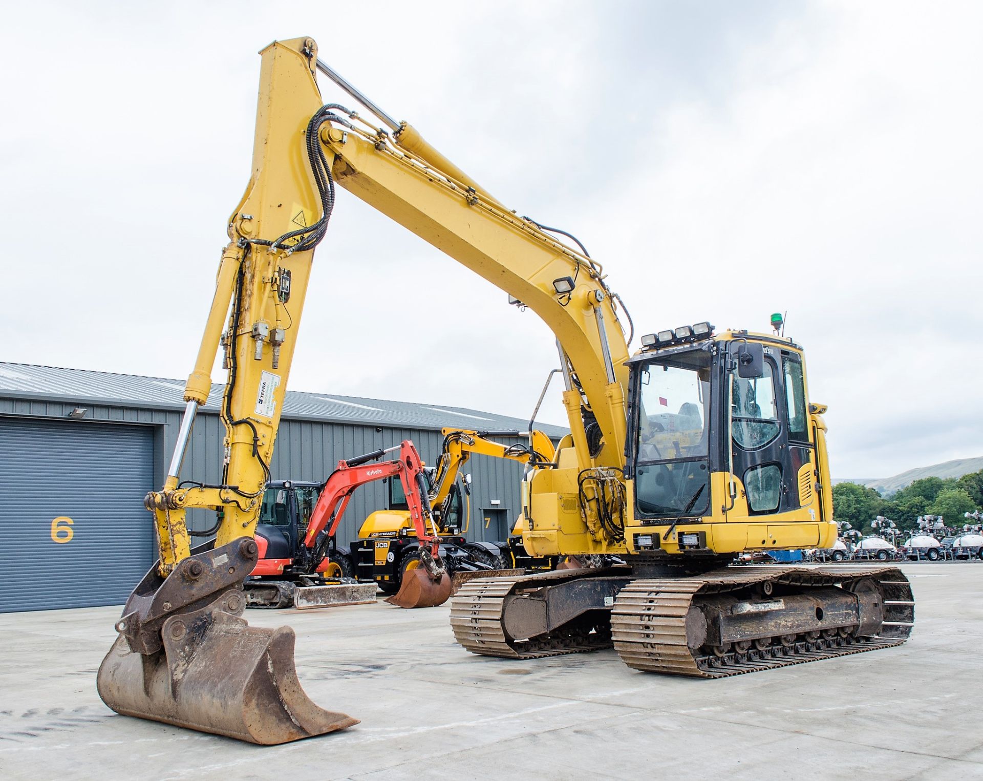 Komatsu PC138 US-11 13 tonne steel tracked excavator Year: 2018 S/N: F50563 Recorded Hours: 5160