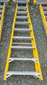 Lyte 10 tread fibre glass framed step ladder