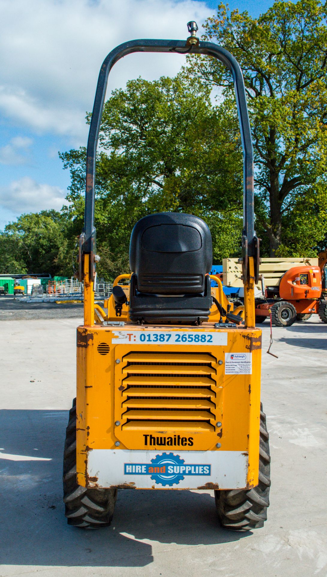 Thwaites 1 tonne hi-tip dumper Year: 2014 S/N: 7434 Recorded Hours: 1295 18272 - Image 5 of 18