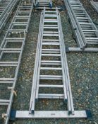 Lyte 3 stage aluminium ladder 18125578