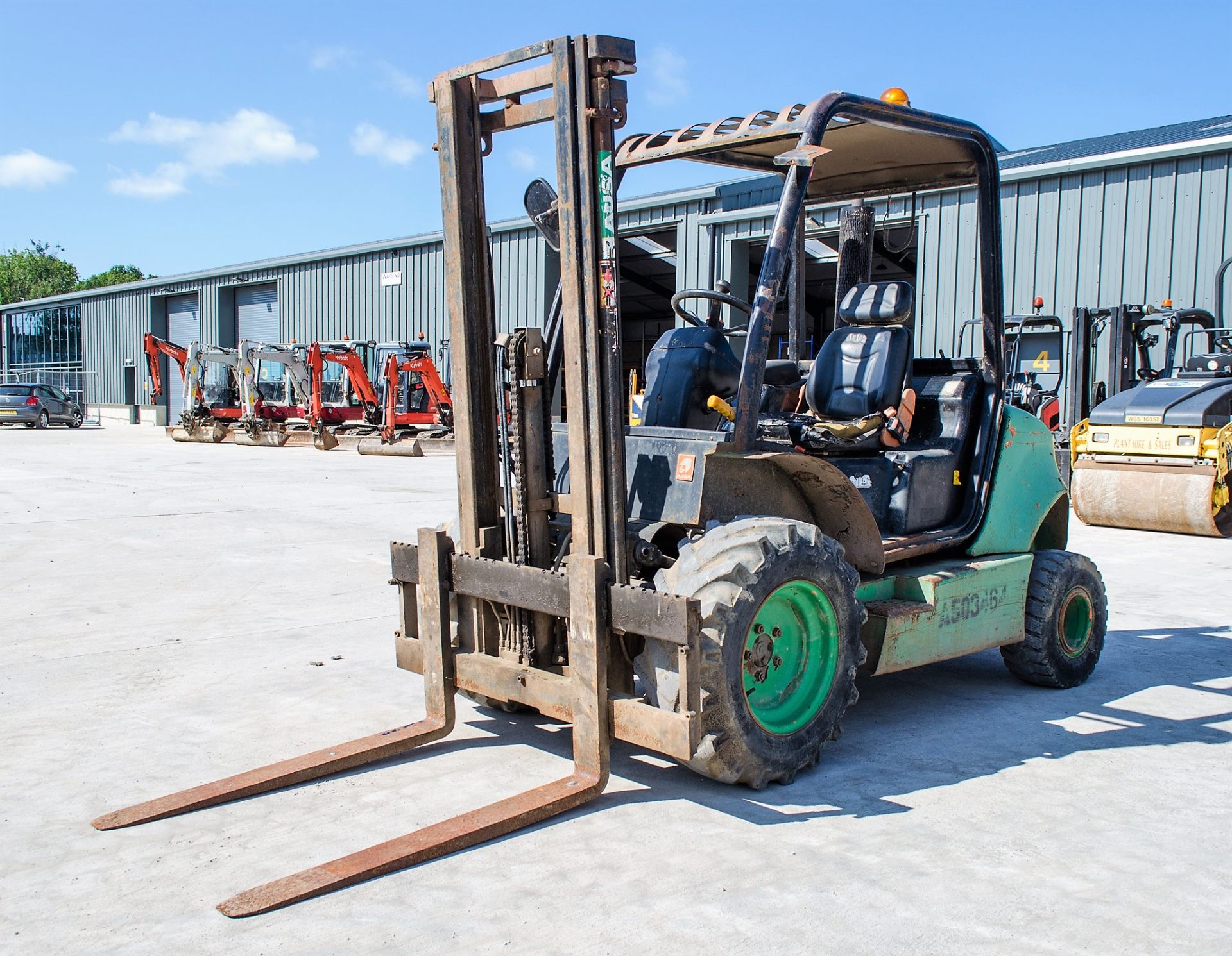 Ausa C150H 1.5 tonne diesel driven fork lift truck Year: 2008 S/N: 12059813 Recorded Hours: 2329