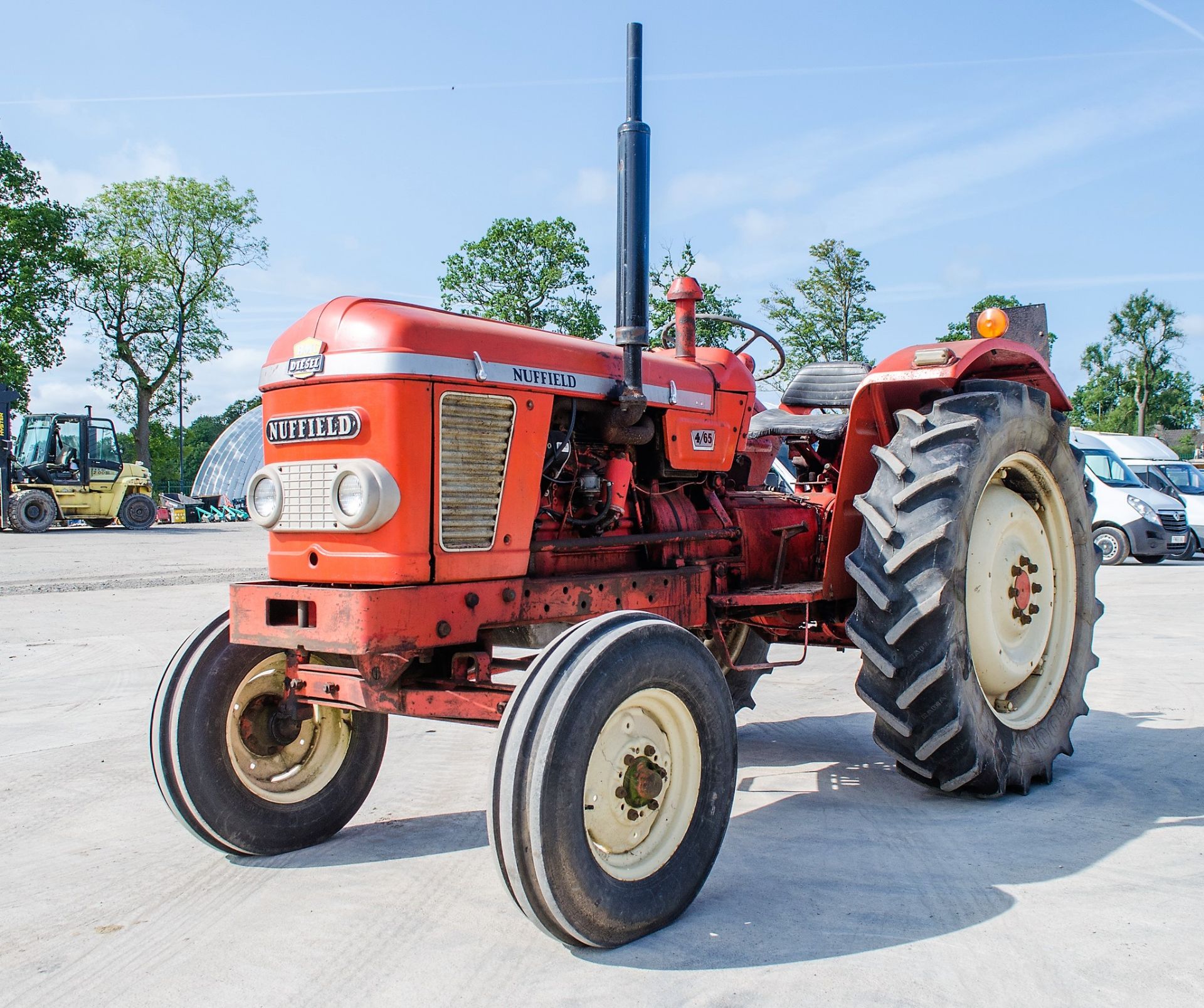 Nuffield 4/65 diesel 2WD tractor Registration Number: OSS 537G Date of Registration: 19/05/1969