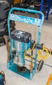 Makita 110v breaker c/w trolley & 3 - steels