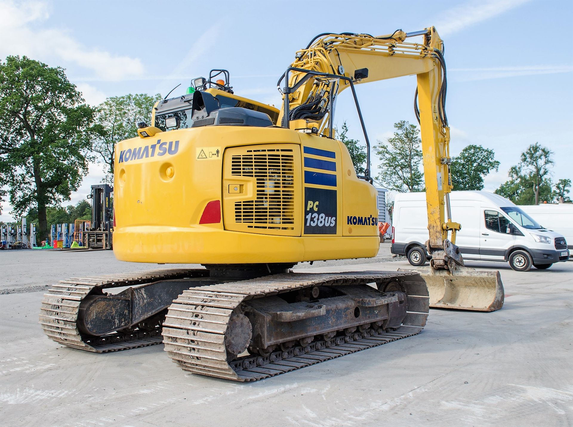 Komatsu PC138US-11 13 tonne steel tracked excavator Year: 2017 S/N: F50393 Recorded Hours: 3961 - Image 3 of 24