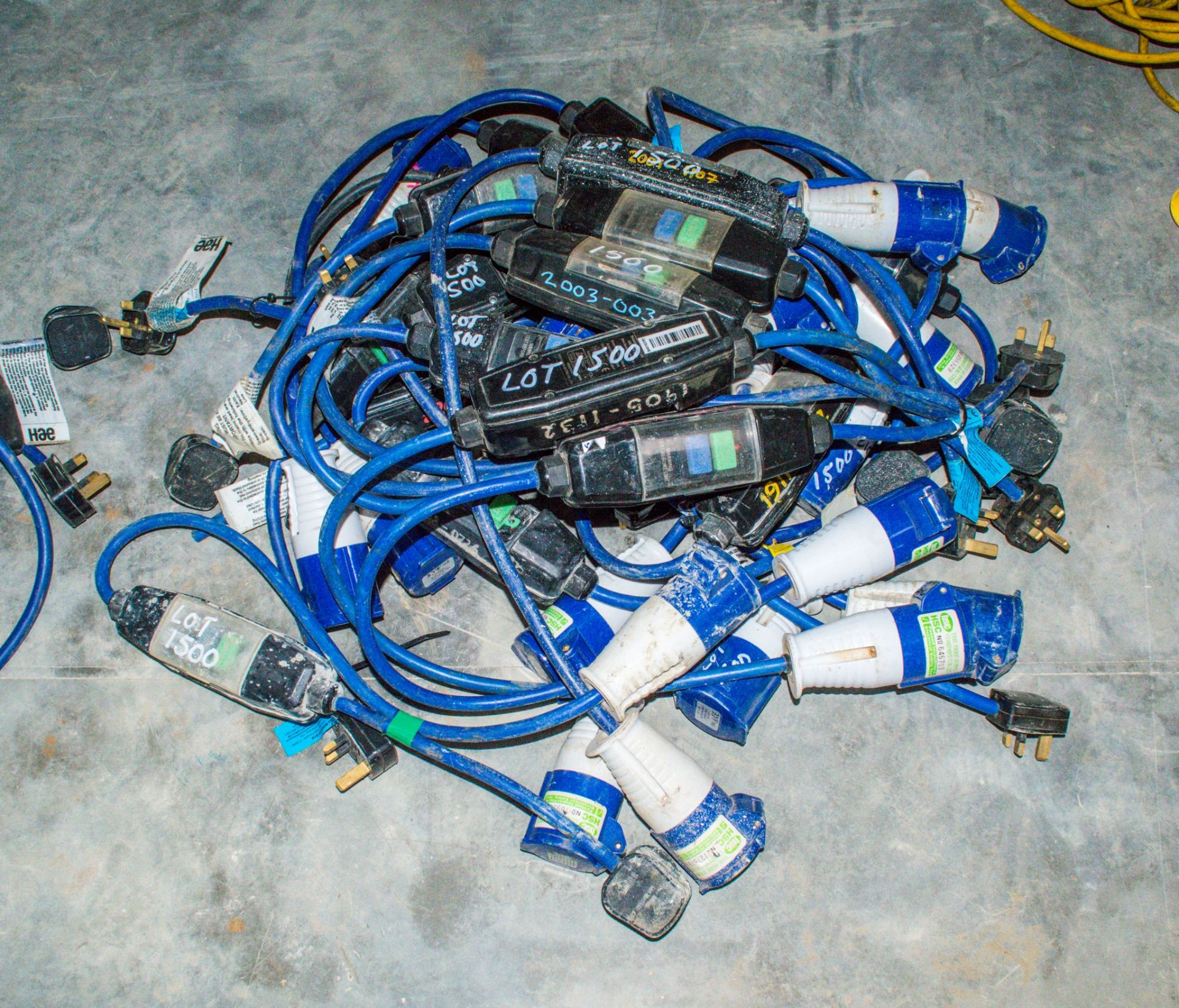 Quantity of 240v RCD leads