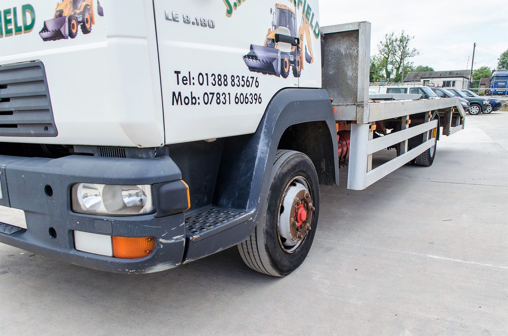 MAN LE8.180 4 x 2 7.5 tonne beaver tail plant lorry  Registration Number: NX04 KWH Date of - Image 8 of 20