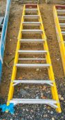 Lyte 10 tread fibre glass framed step ladder 1810LYT0110