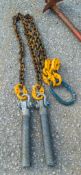 2 leg man hole lifting chain