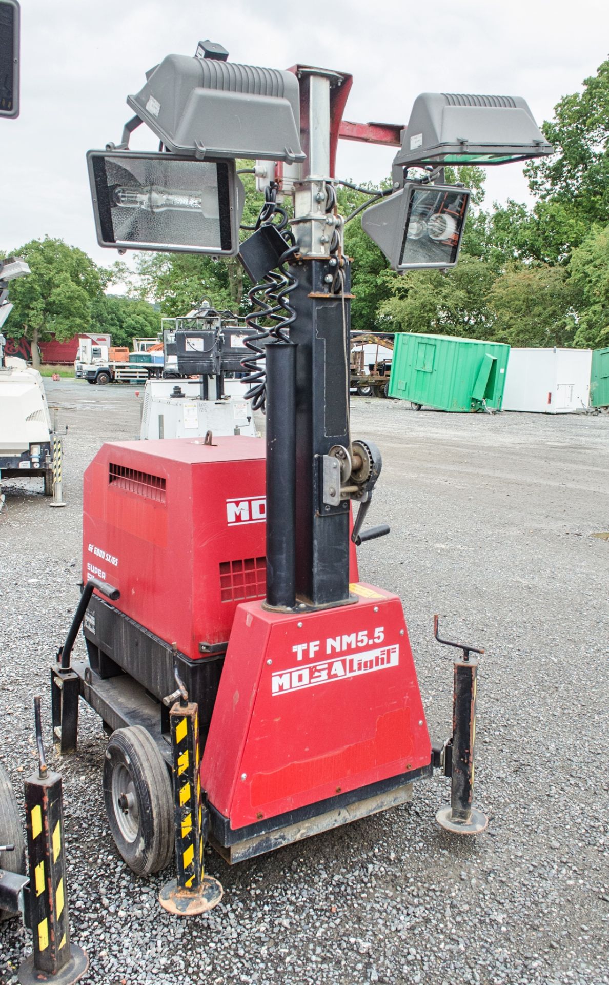 Mosa GE6000 SX/GS diesel driven lighting tower/generator Year: 2015 S/N: 44117 Recorded Hours: - Image 2 of 5