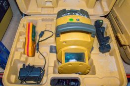 Topcon RLH3A rotating laser c/w battery, charger, laser detector & carry case B0217129