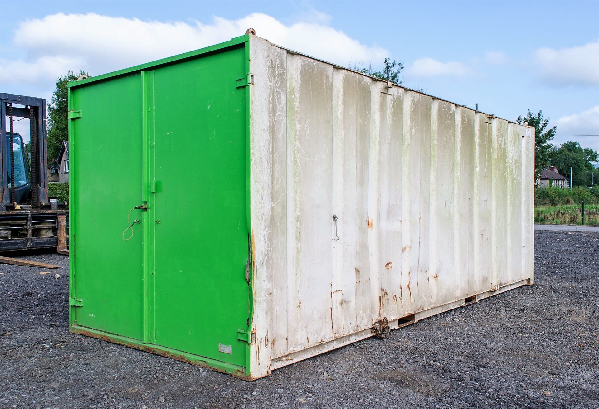 21ft x 9ft steel tool store site unit A649135