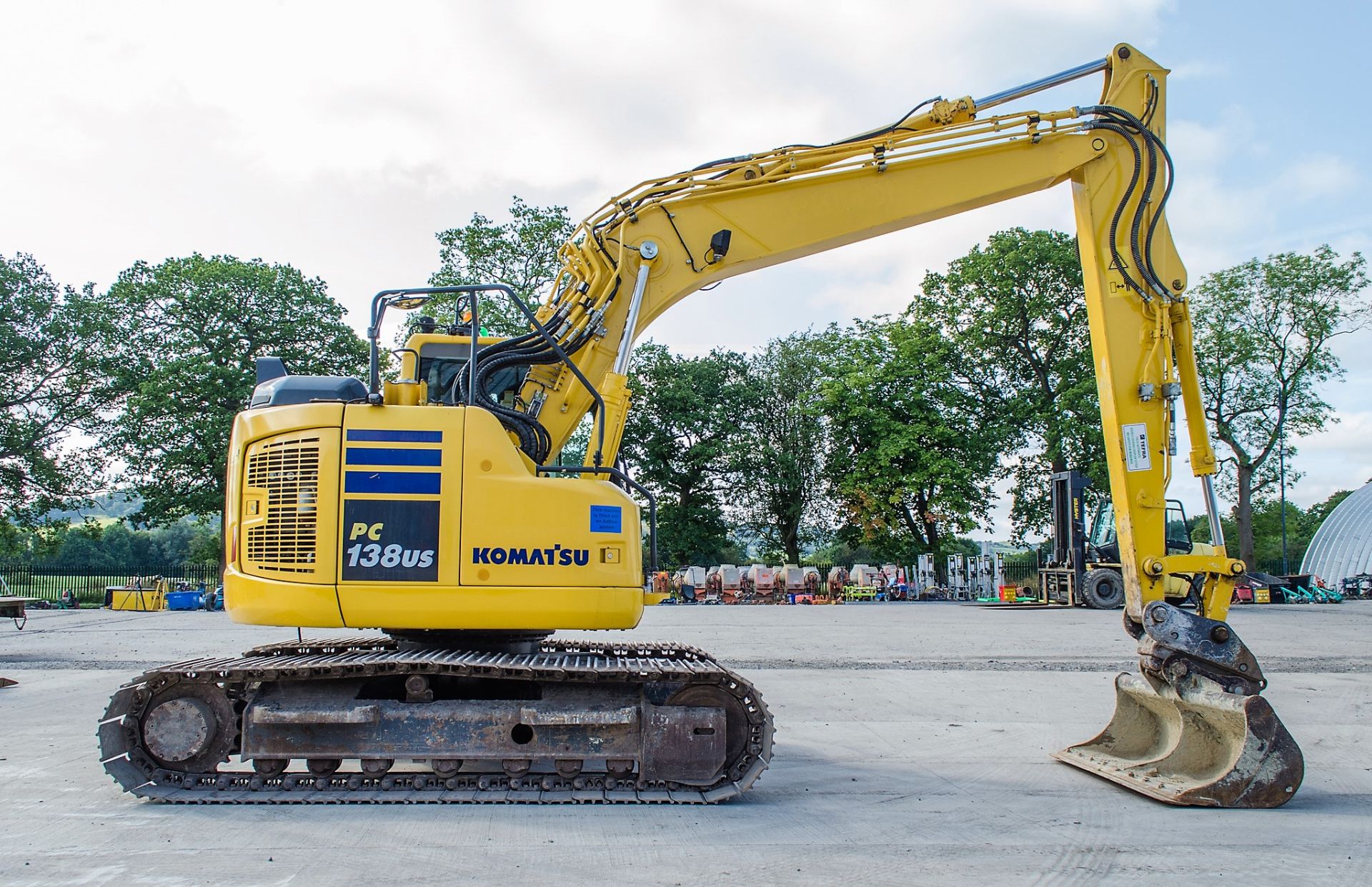 Komatsu PC138US-11 13 tonne steel tracked excavator Year: 2017 S/N: F50393 Recorded Hours: 3961 - Image 7 of 24