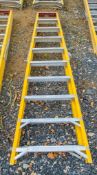 Lyte 10 tread fibre glass framed step ladder 1802-0114