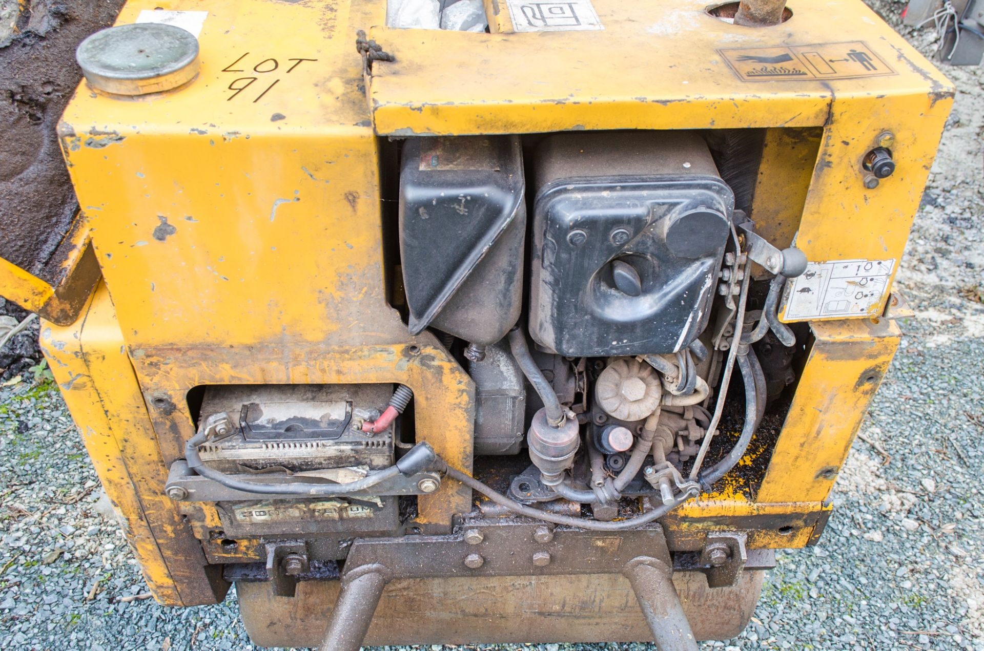 Terex MBR71 single drum pedestrian roller/breaker Year: 2014 S/N: EF5KY0136 A733842 ** Control panel - Image 5 of 6