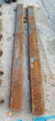 Pair of 7ft steel fork extensions LO23I391