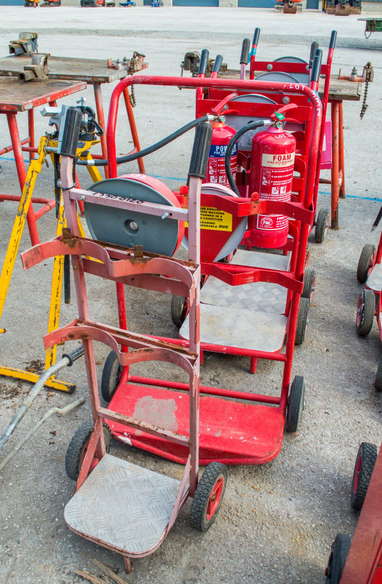 6 - fire extinguisher trolleys