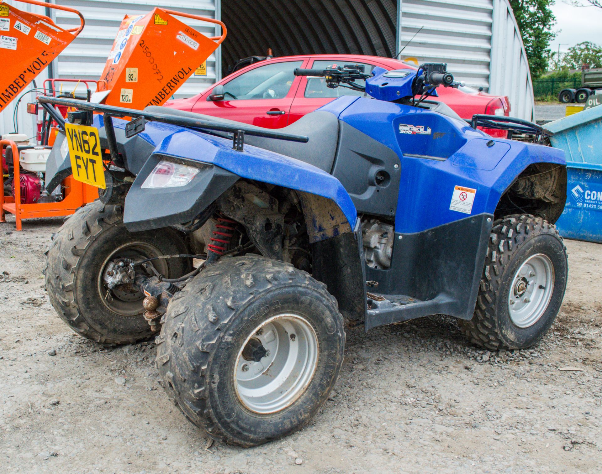 Kymco MXU 300R petrol quad bike YN62 FYT ** Parts missing and not starting ** - Image 2 of 4