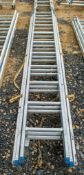 Zarges 3 stage aluminium ladder CL3024