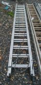 Lyte 2 stage aluminium ladder 33590276