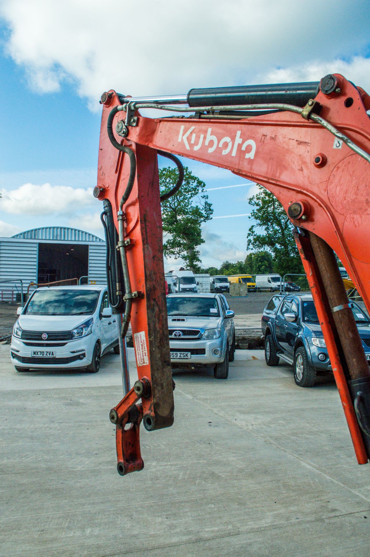 Kubota KX61-3 2.6 tonne rubber tracked excavator  Year: 2014 S/N: 80674 Recorded hours: 3355 piped & - Image 11 of 15