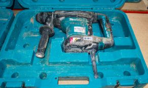 Makita HR3210C 110v SDS rotary hammer drill c/w carry case 03142206 ** Power cord cut off **