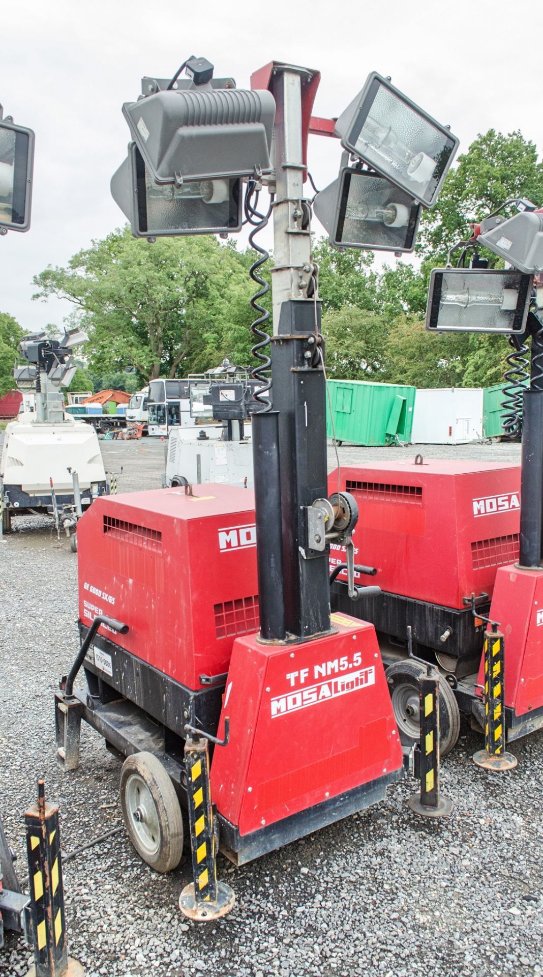 Mosa GE6000 SX/GS diesel driven lighting tower/generator Year: 2015 S/N: 045015 Recorded Hours: 1234 - Image 2 of 5