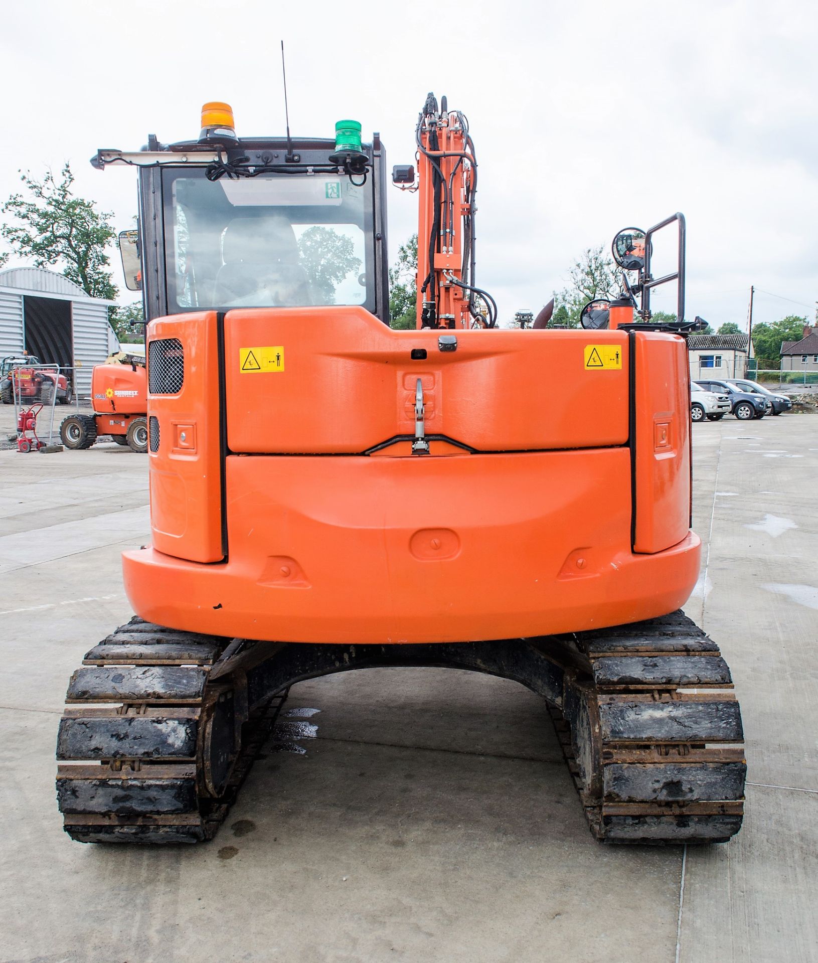 Hitachi Zaxis 85 USB-5 reduced tail swing 8.5 tonne steel tracked/rubber pad excavator - Image 6 of 30