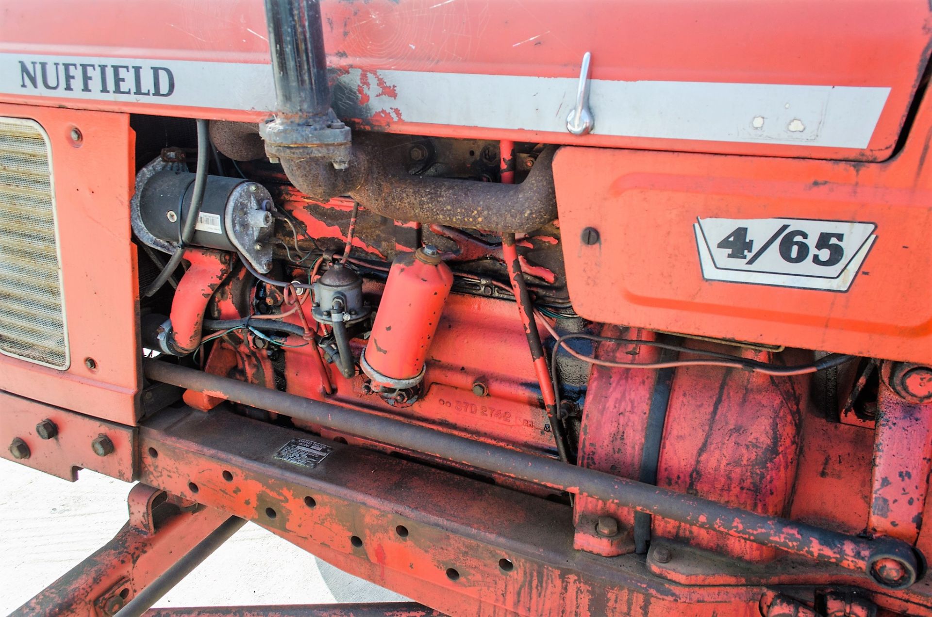 Nuffield 4/65 diesel 2WD tractor Registration Number: OSS 537G Date of Registration: 19/05/1969 - Image 12 of 18