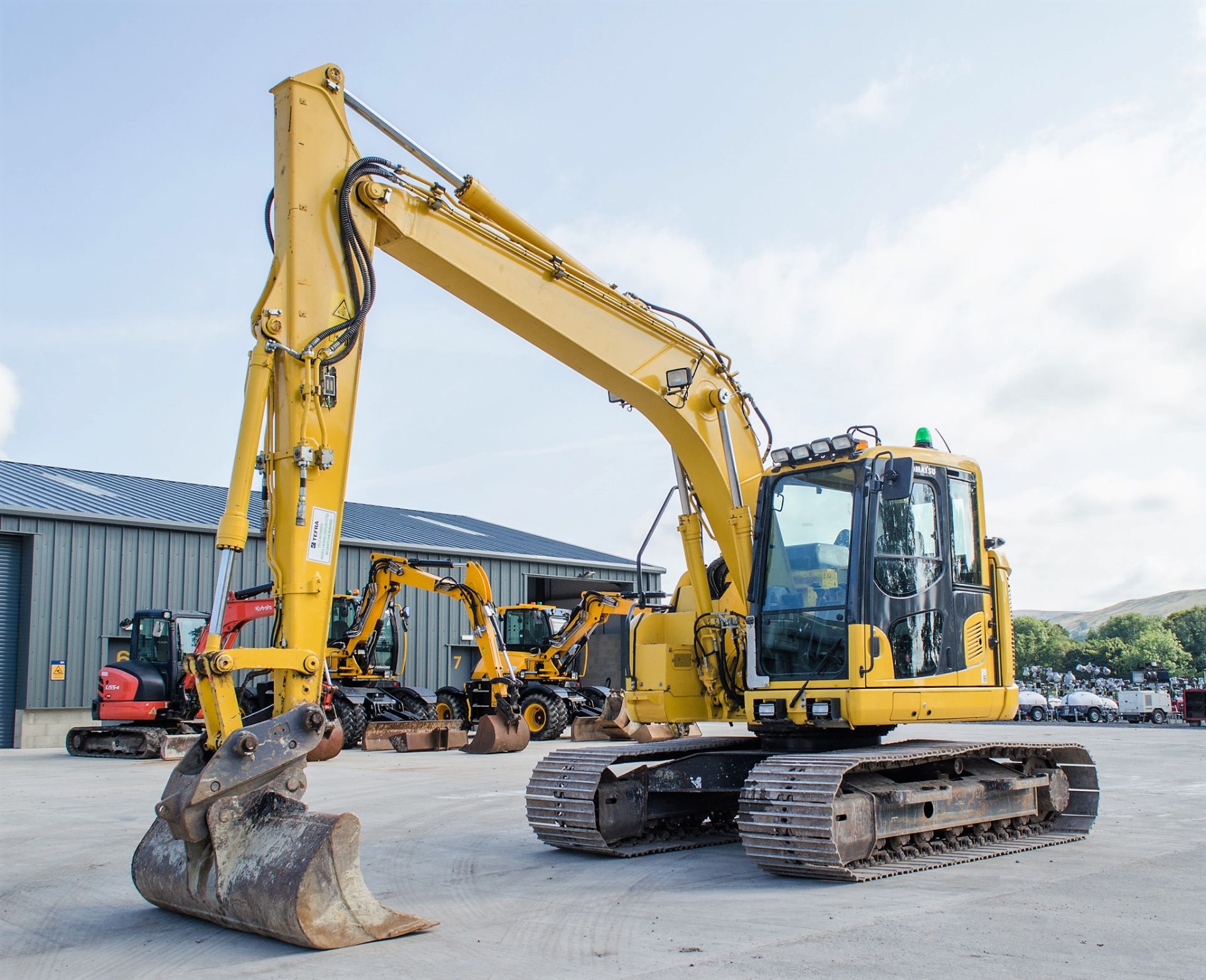 Komatsu PC138US-11 13 tonne steel tracked excavator Year: 2017 S/N: F50393 Recorded Hours: 3961