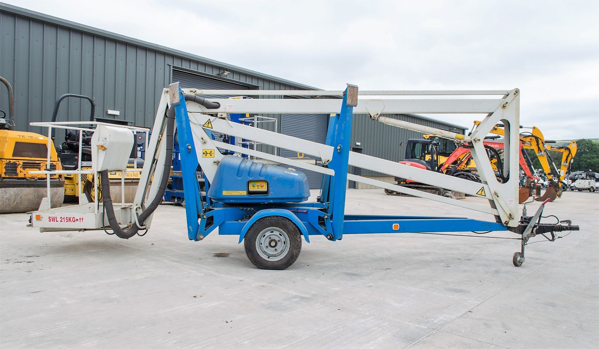 SEV Arial Access K13HS battery electric fast tow mobile articulated boom access platform Year: - Image 5 of 15