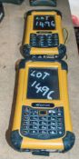2 - Topcon field controllers c/w 1 - charger
