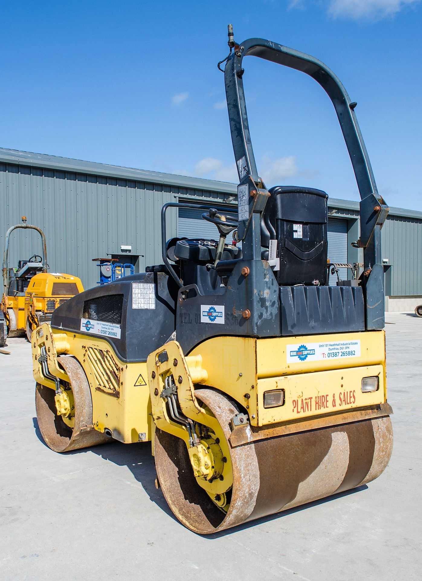 Bomag BW120 AD-4 double drum ride on roller Year: 2007 S/N: 25154 Recorded Hours: 1602 WSS16352 HS - Image 4 of 16