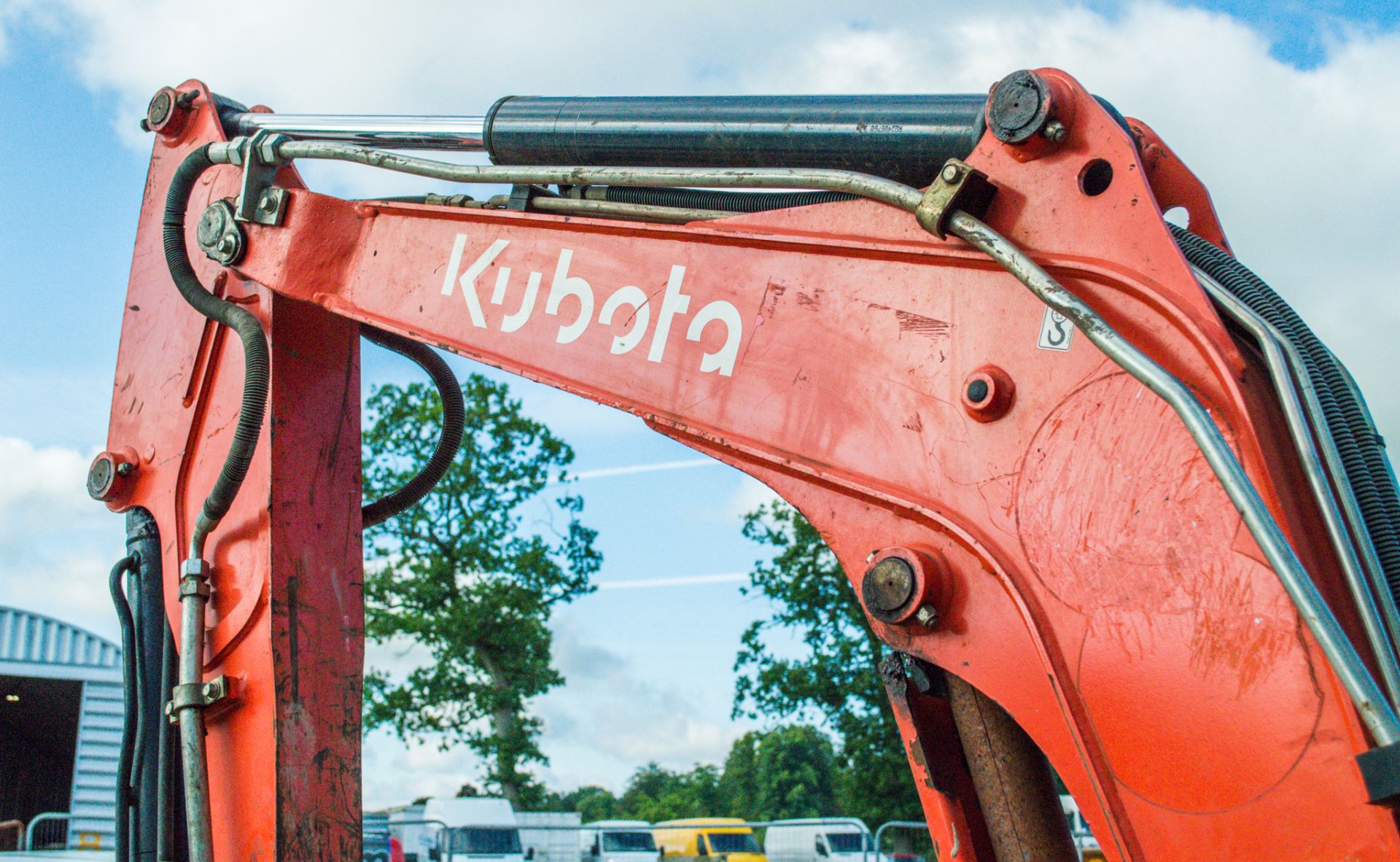 Kubota KX61-3 2.6 tonne rubber tracked excavator  Year: 2014 S/N: 80674 Recorded hours: 3355 piped & - Image 10 of 15