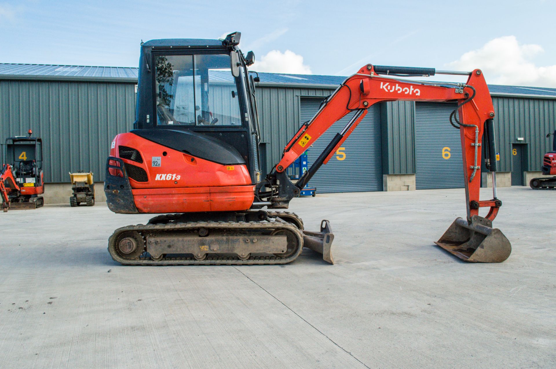 Kubota KX61-3 2.6 tonne rubber tracked excavator Year: 2015 S/N: 81539 Recorded Hours: 2696 EXC139 - Image 7 of 19