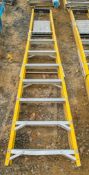 Lyte 8 tread fibre glass framed step ladder 19025029