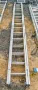 2 stage aluminium ladder 33510354