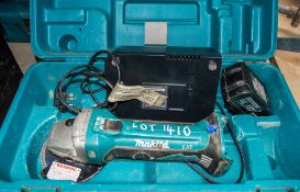 Makita BGA452 18v cordless 115mm angle grinder c/w battery, charger & carry case 13112766