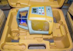 Topcon RL10002S rotating laser c/w battery & carry case B247017 ** No charger **