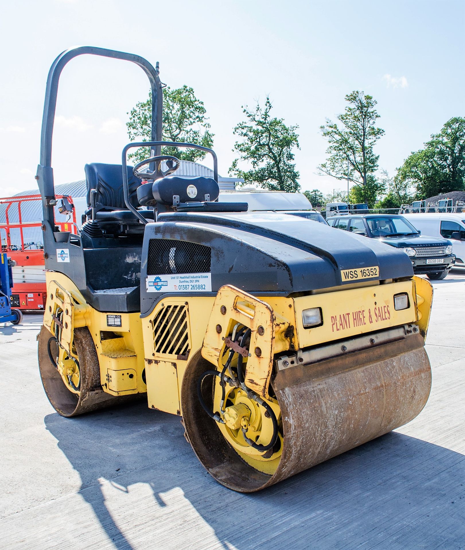 Bomag BW120 AD-4 double drum ride on roller Year: 2007 S/N: 25154 Recorded Hours: 1602 WSS16352 HS - Image 2 of 16