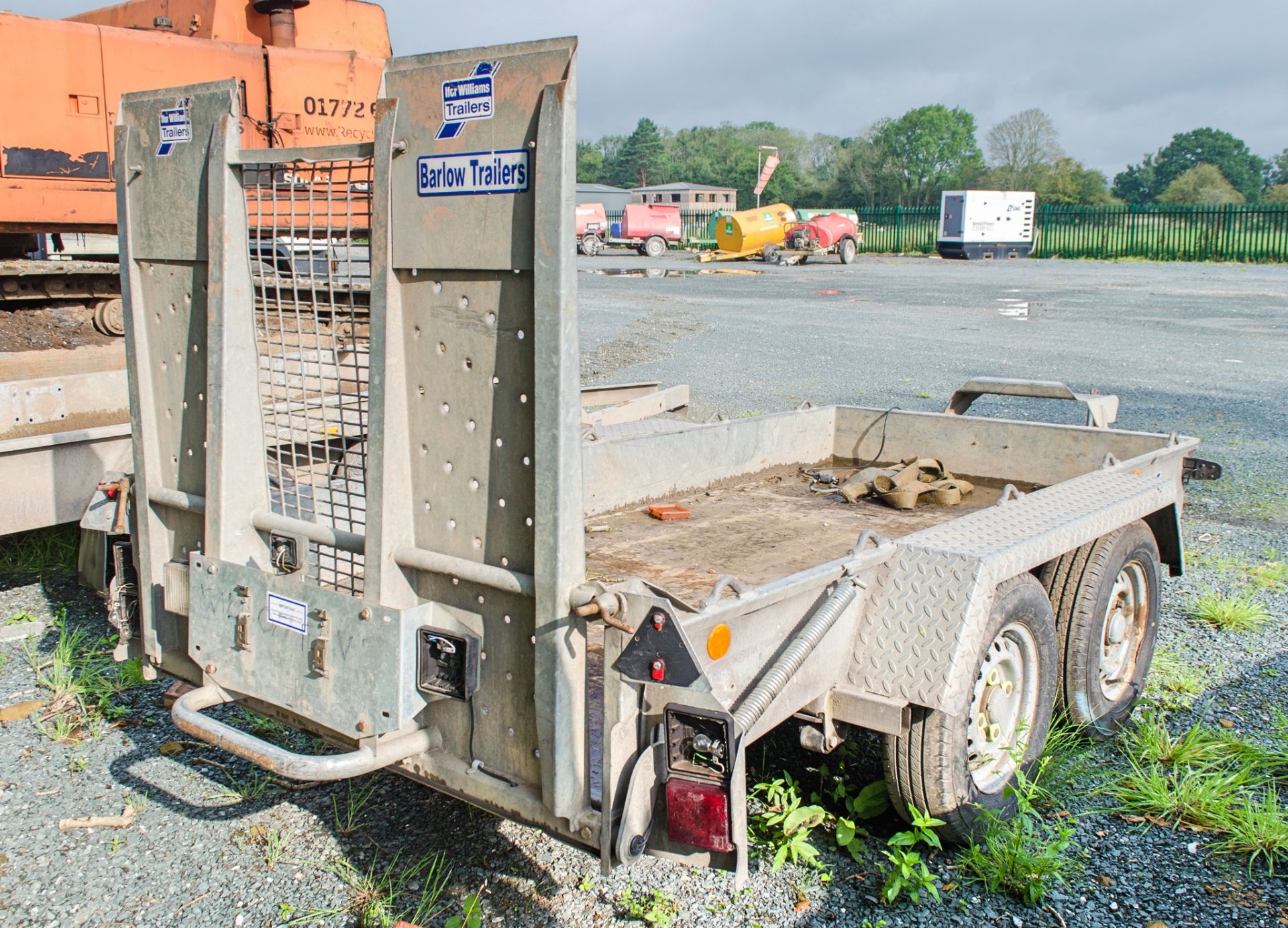 Ifor Williams GH94 9ft x 4ft tandem axle plant trailer S/N: 682141 T59 - Image 2 of 4